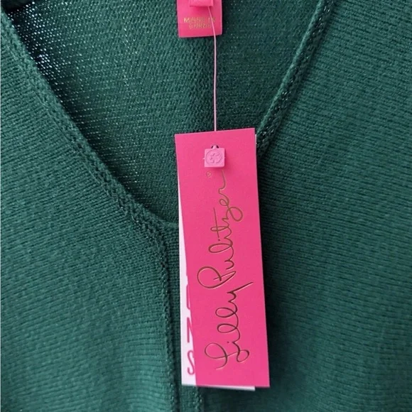 Lilly Pulitzer Women's Sevie Evergreen Sweater XL NWT $138 - Picture 5 of 8